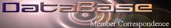 Member Correspondence
